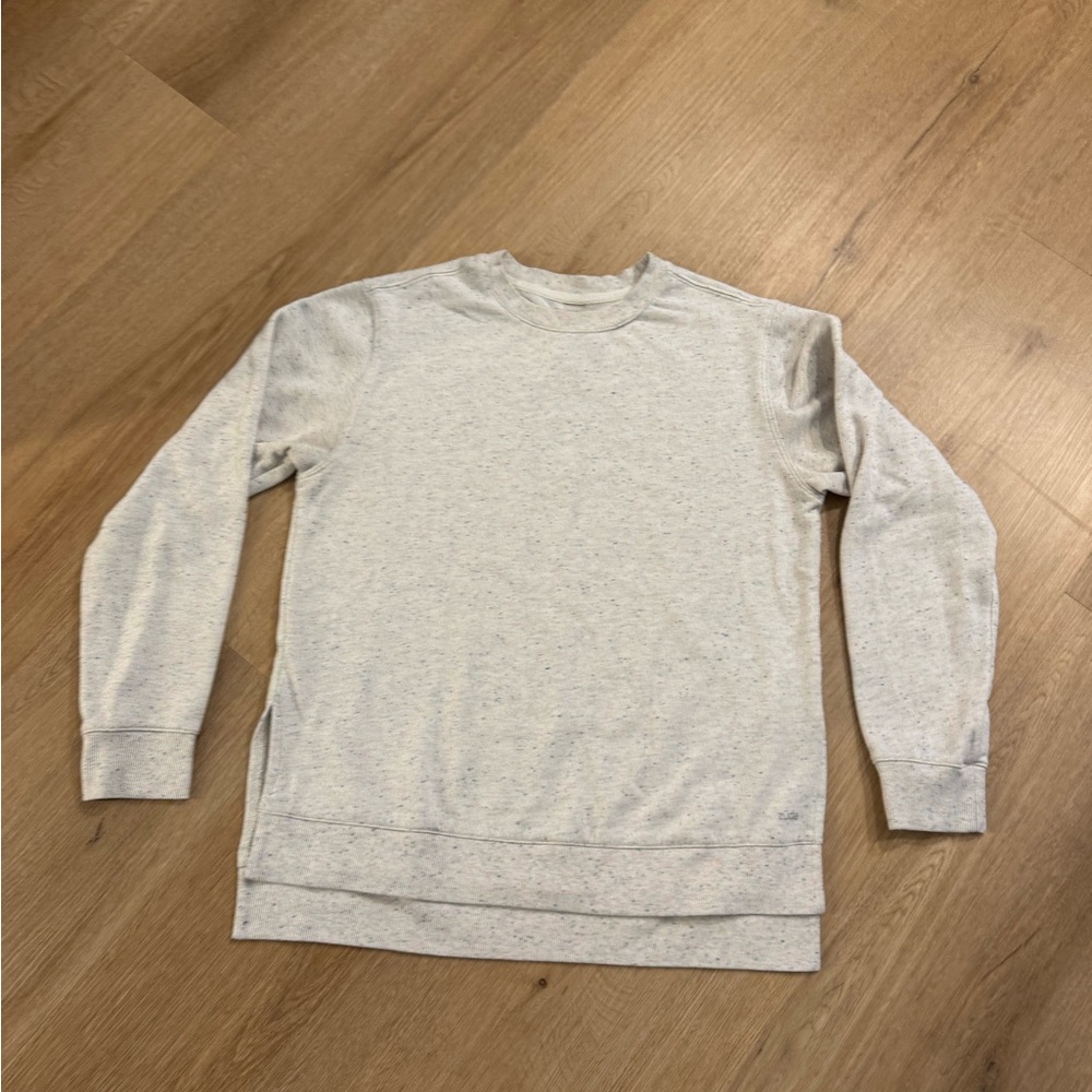 Zuda women’s speckled crew neck sweatshirt XXS